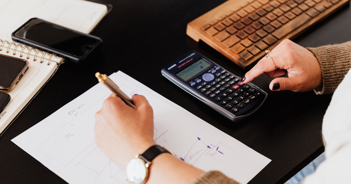 Break-even point chart showing the relationship between sales volume, costs, and revenue.